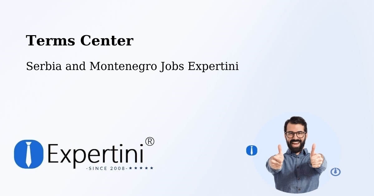 Terms of Service – Sainte Béatrix - Serbia and Montenegro Jobs Expertini